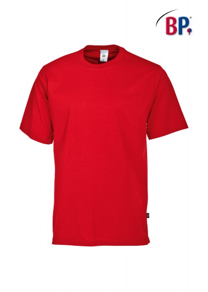 T-Shirt BP 1621 171 81 unisex in rot aus strapazierfähigem Mischgewebe